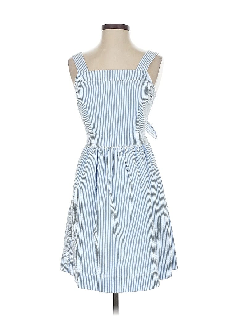 Pre-owned J.crew Factory Store Casual Dress In Blue