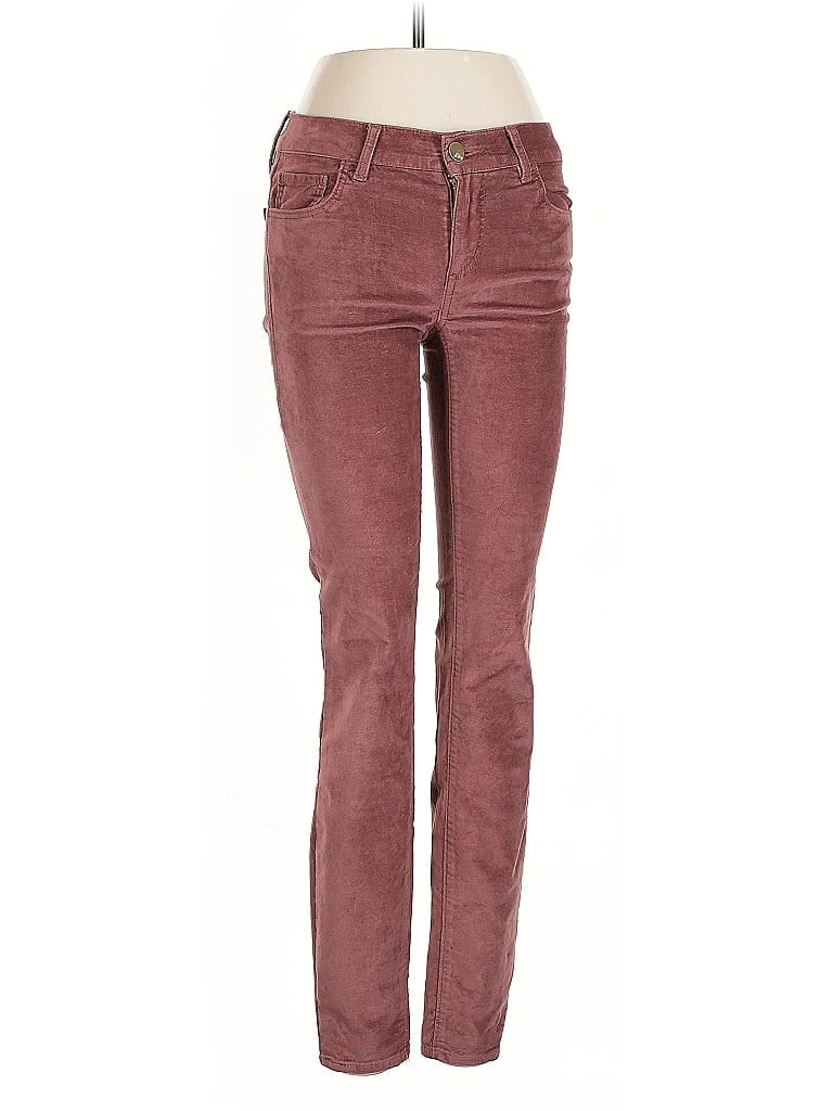 Pre-owned Ann Taylor Loft Casual Pants In Burgundy