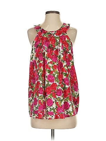 Velvet Sleeveless Silk Top (view 1)