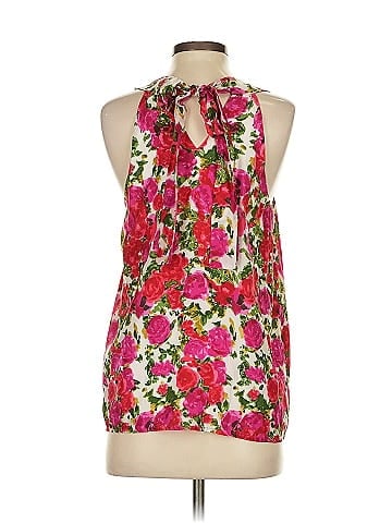 Velvet Sleeveless Silk Top (view 2)