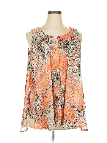 Roz & Ali Sleeveless Blouse (view 1)