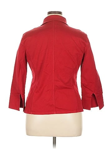 Linda Allard Ellen Tracy 3/4 Sleeve Button-Down Shirt (view 2)