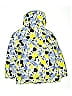Burton 100% Nylon Print Yellow Blue Raincoat Size 16 - 14 - photo 2