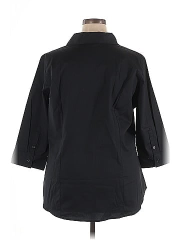 Riders by Lee 3/4 Sleeve Button-Down Shirt (view 2)