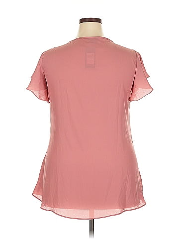 City Chic Short Sleeve Blouse (view 2)