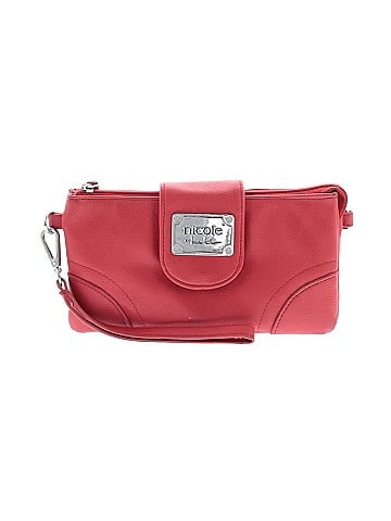 Nicole by Nicole Miller Leather Wristlet (view 1)
