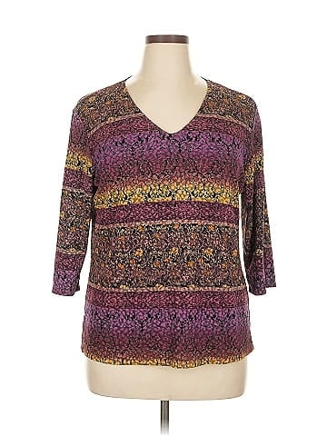 Notations 3/4 Sleeve Top (view 1)