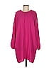 Pomander Place 100% Polyester Solid Pink Casual Dress Size M - photo 1