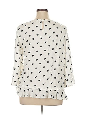 BeachLunchLounge 3/4 Sleeve Blouse (view 2)