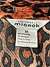 misook Animal Print Orange Jacket Size M - photo 6