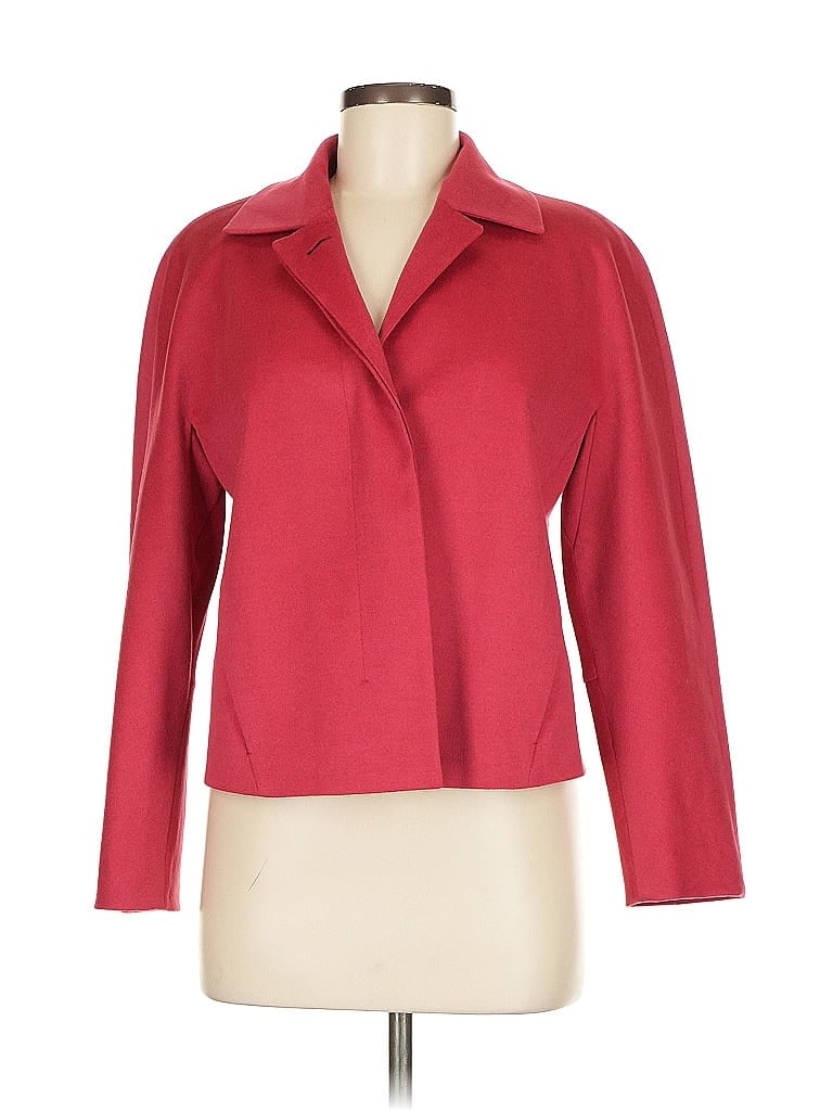 Akris Punto Red Wool Blazer Size 8 - photo 1