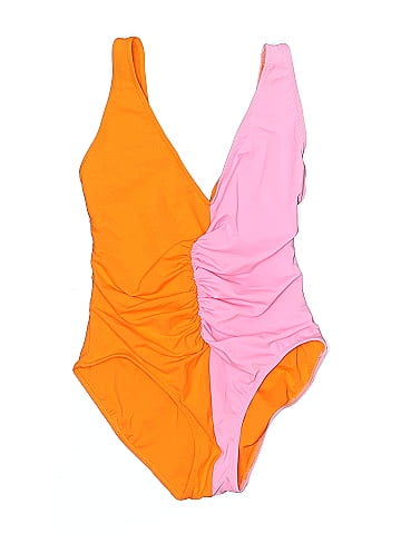 Solid & Striped One Piece Swimsuit (view 1)