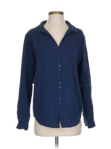 Lilla P Long Sleeve Button-Down Shirt (view 1)
