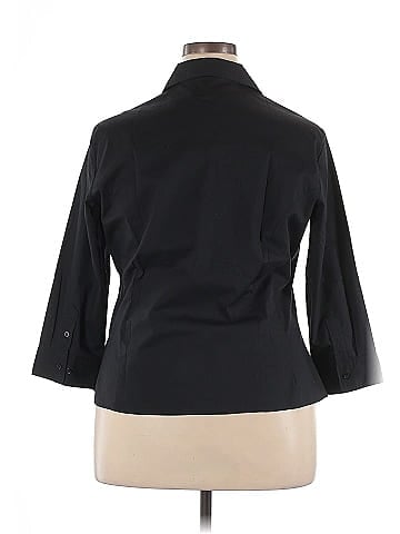 Riders by Lee 3/4 Sleeve Button-Down Shirt (view 2)