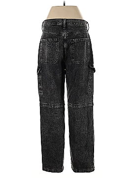 Fashion Nova Gray Black Jeans Size 1