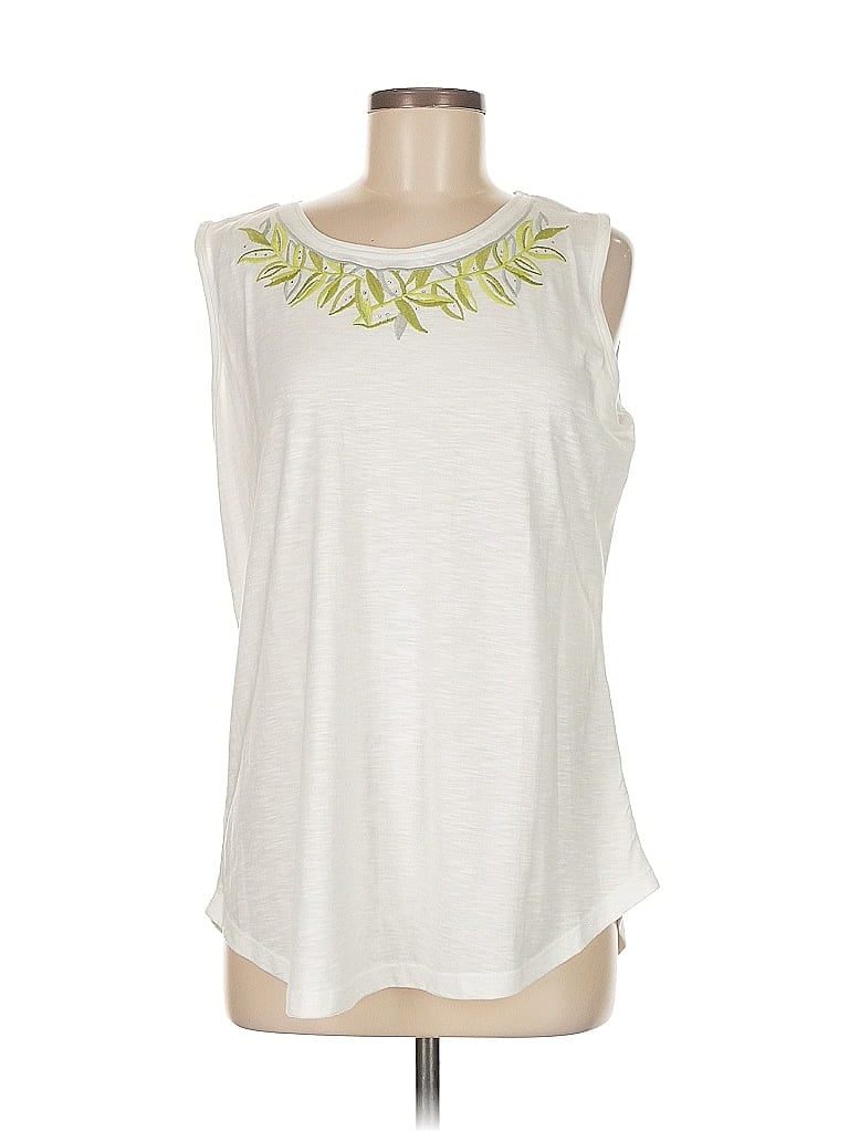 Click to view more detailed imagery on our partner's website Pre-owned Assorted Brands Sleeveless T-shirt In White