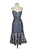 Nicholas Blue Cocktail Dress Size 4 - photo 1