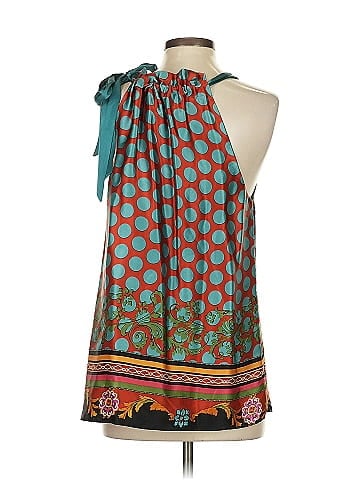 Hale Bob Sleeveless Silk Top (view 2)