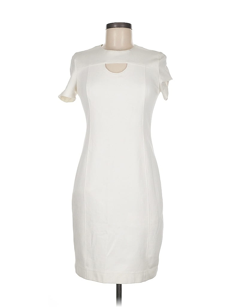 Akris Punto Solid Ivory Casual Dress Size 6 - photo 1