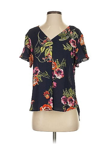 Soho JEANS NEW YORK & COMPANY Short Sleeve Blouse (view 1)