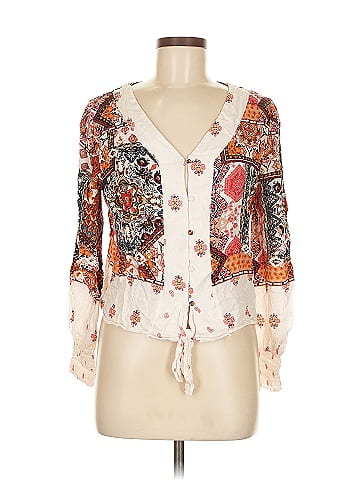 Altar'd State 3/4 Sleeve Blouse (view 1)