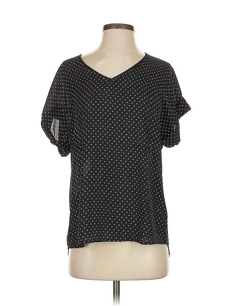 Click to view more detailed imagery on our partner's website Pre-owned Alya Short Sleeve Blouse In Black