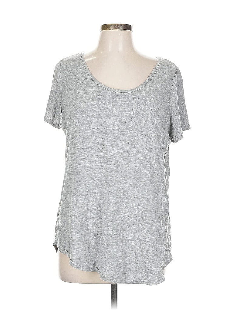 Pre-owned Belly Bandit Short Sleeve T-shirt In Gray