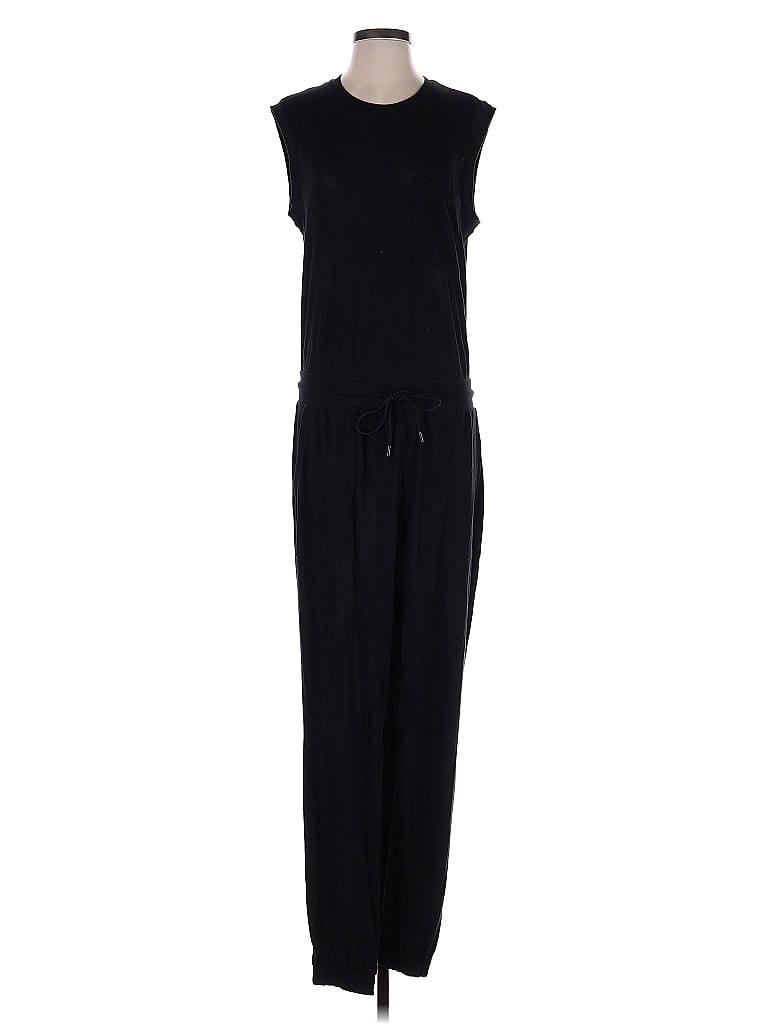 ATM 100% Cotton Solid Black Jumpsuit Size S - photo 1