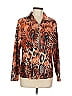 misook Animal Print Orange Jacket Size M - photo 1