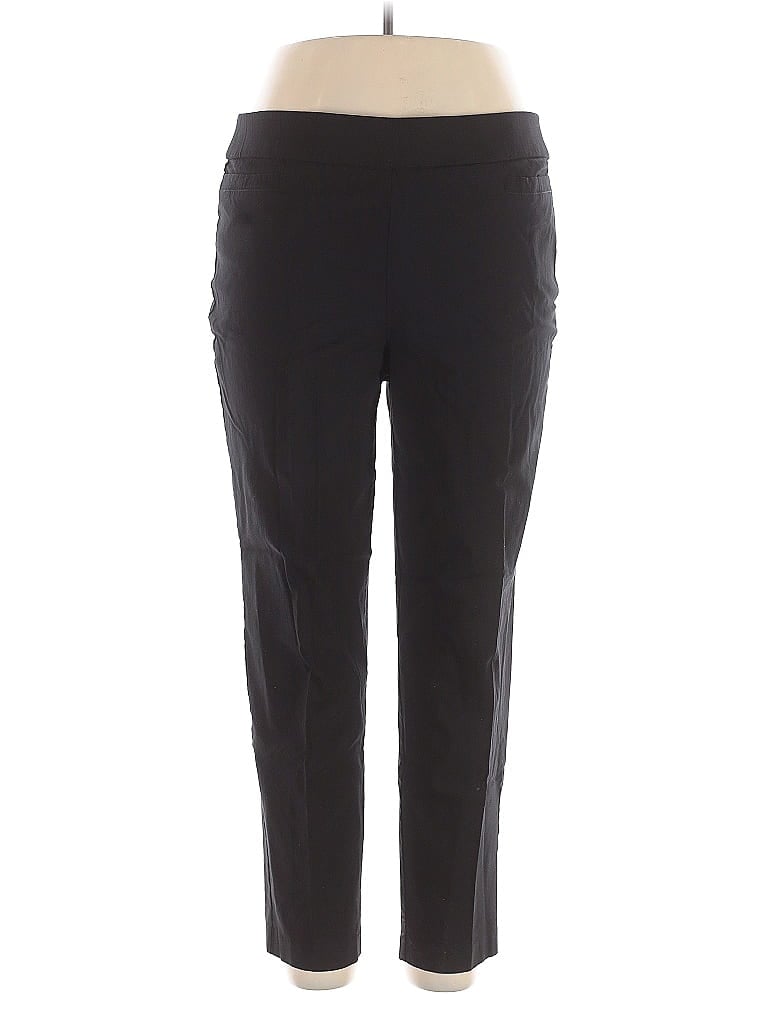 Pre-owned Alfred Dunner Active Pants In Black