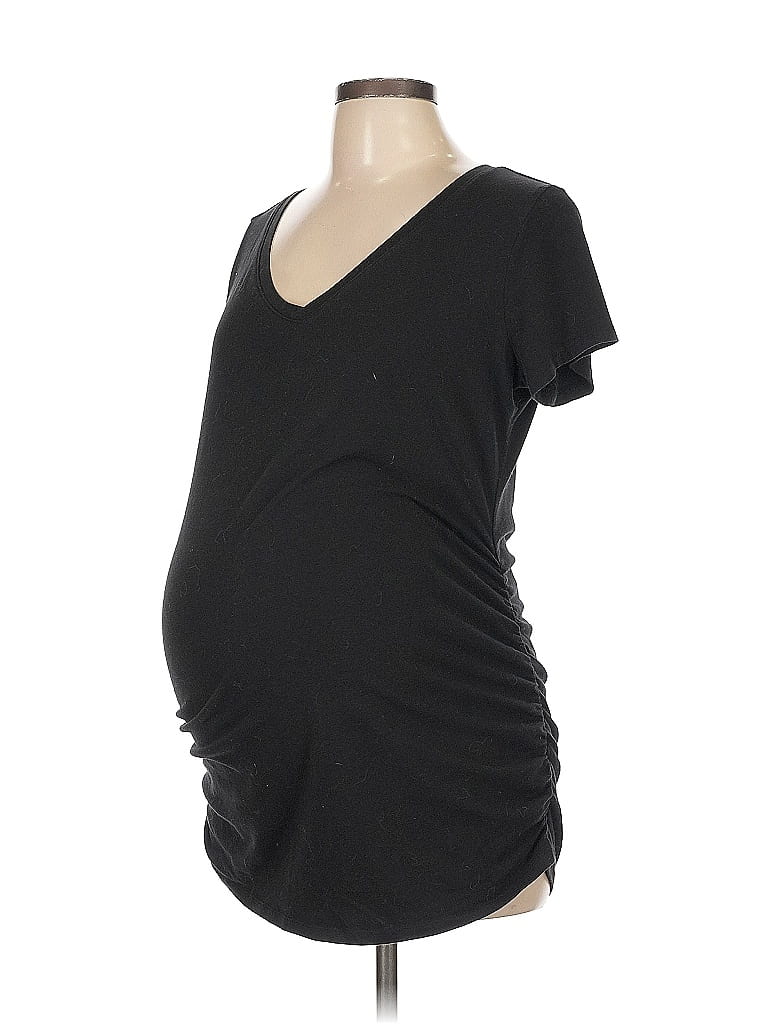 Motherhood Black Short Sleeve T-Shirt Size L - photo 1