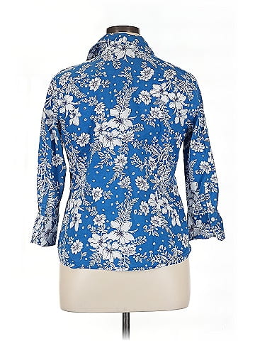 Coldwater Creek 3/4 Sleeve Button-Down Shirt (view 2)