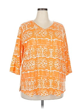 Belle By Kim Gravel 3/4 Sleeve T Shirt