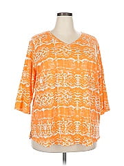 Belle By Kim Gravel 3/4 Sleeve T Shirt