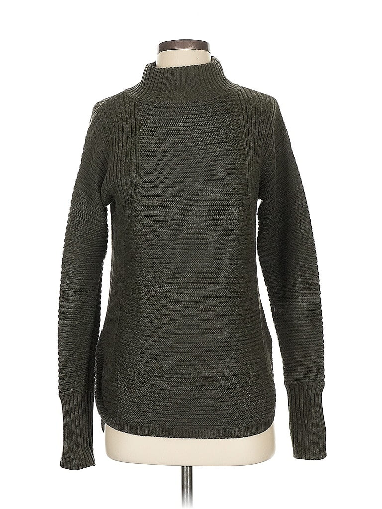 Pre-owned Akini Turtleneck Sweater In Green