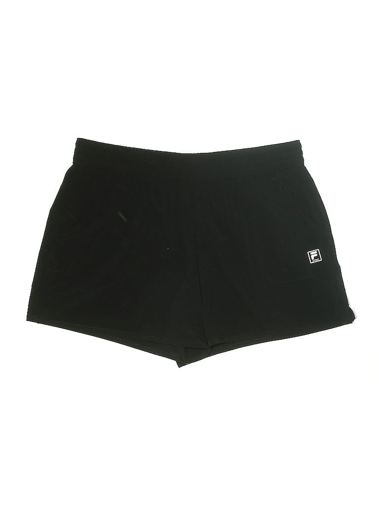 Fila Sport Solid Black Athletic Shorts Size L - photo 1