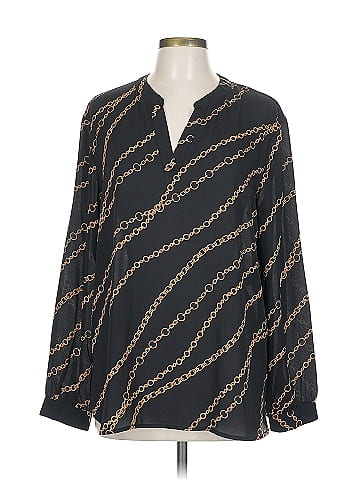 Anne Klein Long Sleeve Blouse (view 1)