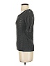 Ann Taylor Factory 100% Cotton Gray Short Sleeve Top Size XS - photo 4
