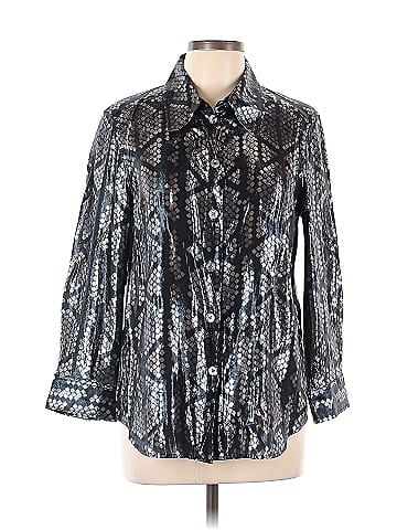 Marc Jacobs Long Sleeve Silk Top (view 1)