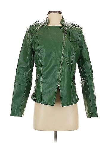 Chouyatou Faux Leather Jacket (view 1)