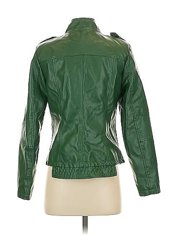 Chouyatou Faux Leather Jacket (view 2)