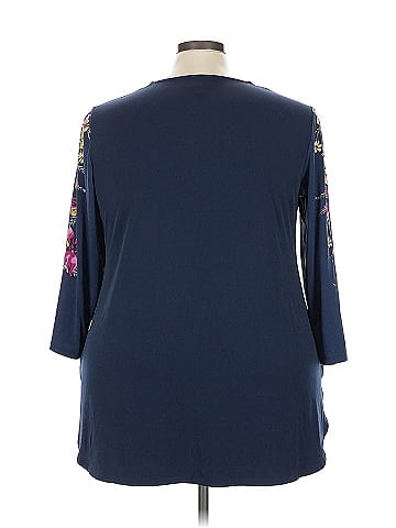 JM Collection 3/4 Sleeve Blouse (view 2)