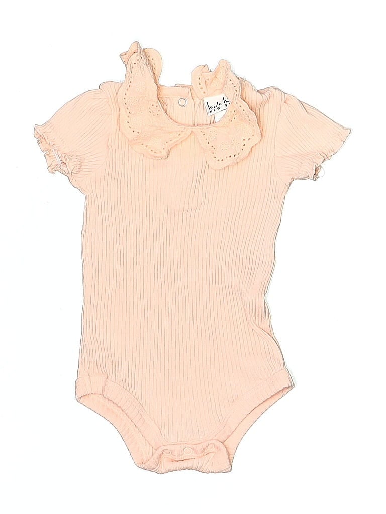 Click to view more detailed imagery on our partner's website Pre-owned Nicole Miller Babies' Short Sleeve Onesie In Brown