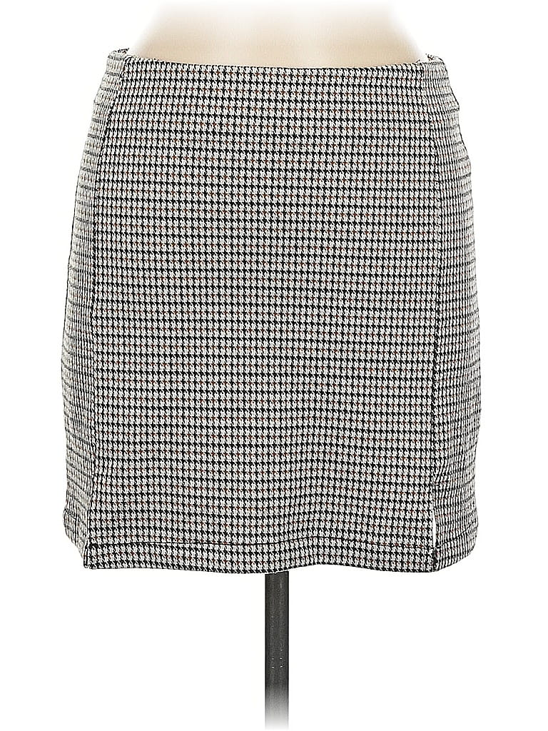 Pre-owned Double Zero Formal Skirt In Gray