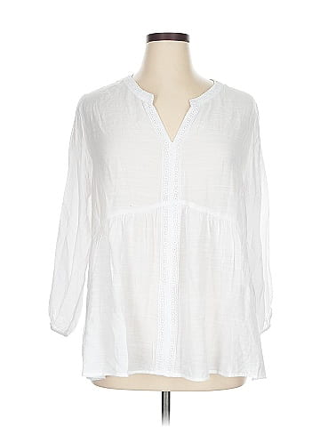 Counterparts 3/4 Sleeve Blouse (view 1)