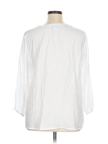 Counterparts 3/4 Sleeve Blouse (view 2)