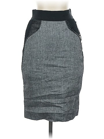 Bebe Denim Skirt (view 1)
