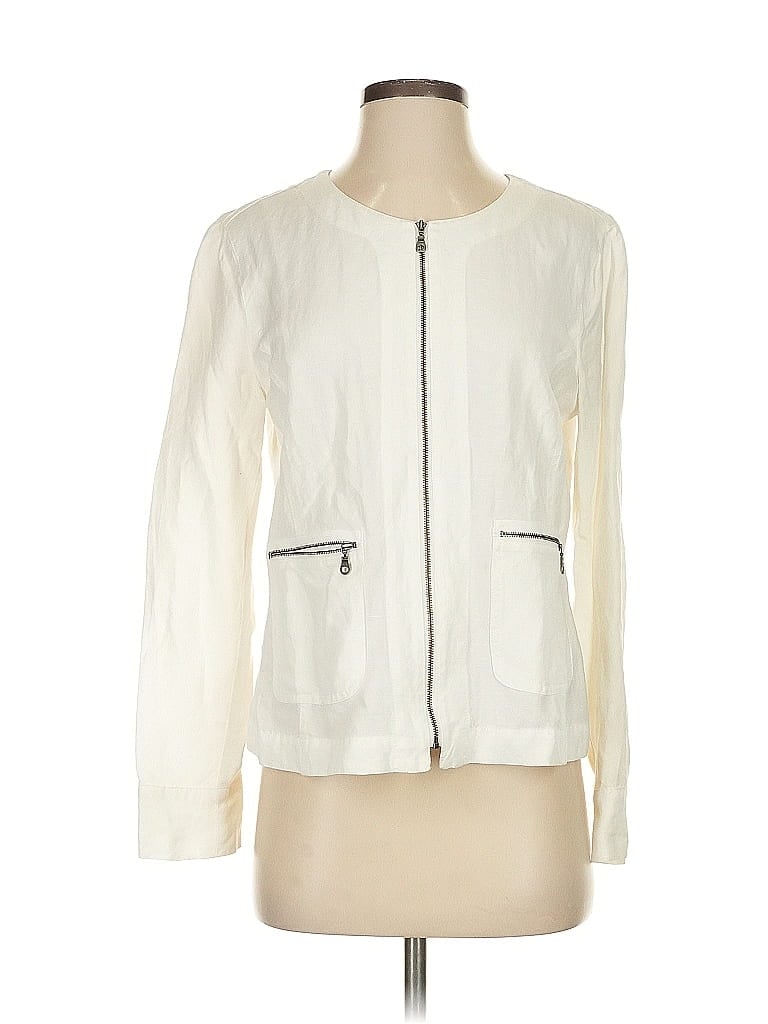 Pre-owned Nic + Zoe Jacket In White