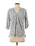 Caslon Gray 3/4 Sleeve Blouse Size XS - photo 1