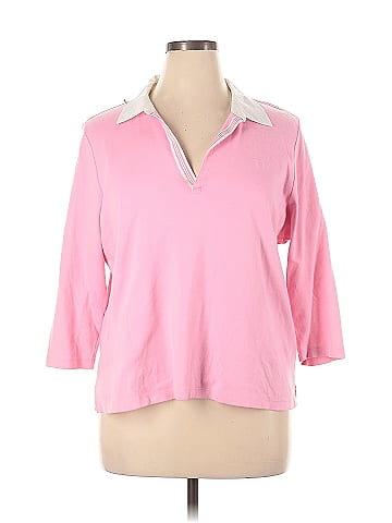 Lauren by Ralph Lauren 3/4 Sleeve T-Shirt (view 1)